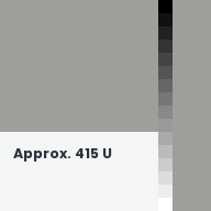 Color chip: Approx. 415 U