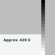 Color chip: Approx. 420 U