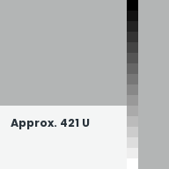 Color chip: Approx. 421 U