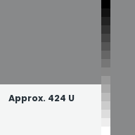 Color chip: Approx. 424 U