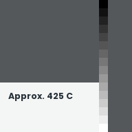 Color chip: Approx. 425 C