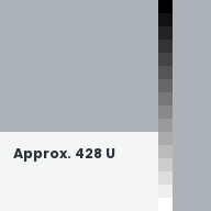 Color chip: Approx. 428 U