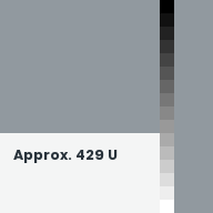 Color chip: Approx. 429 U