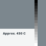 Color chip: Approx. 430 C