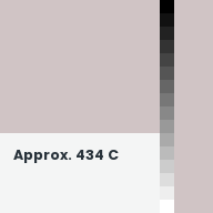 Color chip: Approx. 434 C