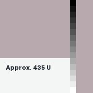 Color chip: Approx. 435 U