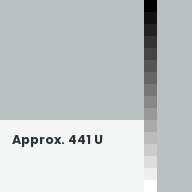 Color chip: Approx. 441 U