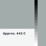 Color chip: Approx. 442 C