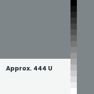 Color chip: Approx. 444 U
