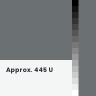 Color chip: Approx. 445 U