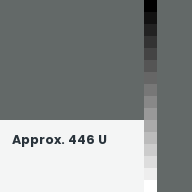 Color chip: Approx. 446 U