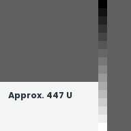 Color chip: Approx. 447 U