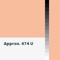 Color chip: Approx. 474 U