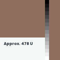 Color chip: Approx. 478 U