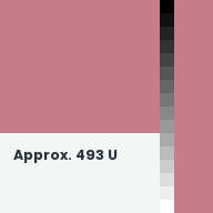 Color chip: Approx. 493 U