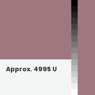 Color chip: Approx. 4995 U