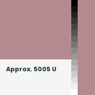 Color chip: Approx. 5005 U