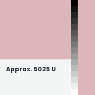 Color chip: Approx. 5025 U