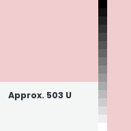 Color chip: Approx. 503 U