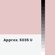 Color chip: Approx. 5035 U