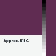 Color chip: Approx. 511 C