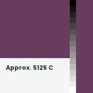 Color chip: Approx. 5125 C