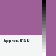 Color chip: Approx. 513 U