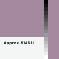 Color chip: Approx. 5145 U