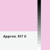 Color chip: Approx. 517 U