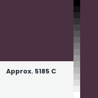Color chip: Approx. 5185 C