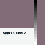 Color chip: Approx. 5195 U