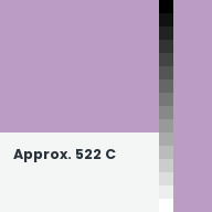 Color chip: Approx. 522 C