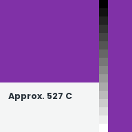 Color chip: Approx. 527 C