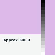Color chip: Approx. 530 U