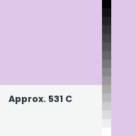 Color chip: Approx. 531 C