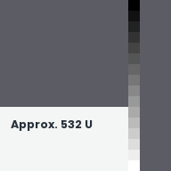 Color chip: Approx. 532 U