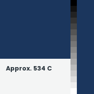 Color chip: Approx. 534 C