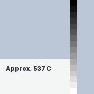 Color chip: Approx. 537 C