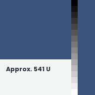 Color chip: Approx. 541 U