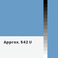 Color chip: Approx. 542 U
