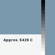 Color chip: Approx. 5425 C