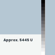 Color chip: Approx. 5445 U