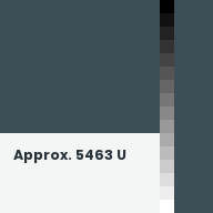Color chip: Approx. 5463 U