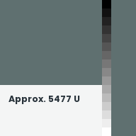Color chip: Approx. 5477 U