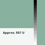 Color chip: Approx. 557 U