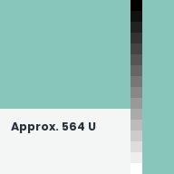 Color chip: Approx. 564 U