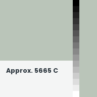 Color chip: Approx. 5665 C