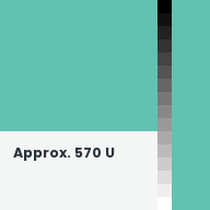 Color chip: Approx. 570 U