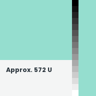 Color chip: Approx. 572 U