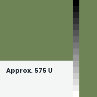 Color chip: Approx. 575 U